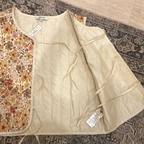 NWT Madewell vintage tied vest - Picture 2 of 6